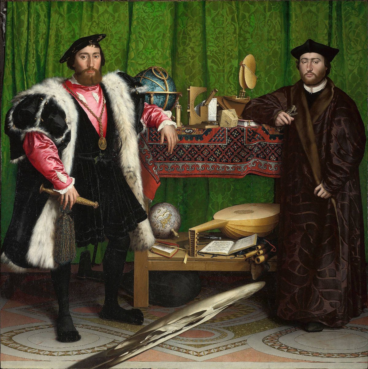 Holbein the younger , Ambassadors , bertold.de
